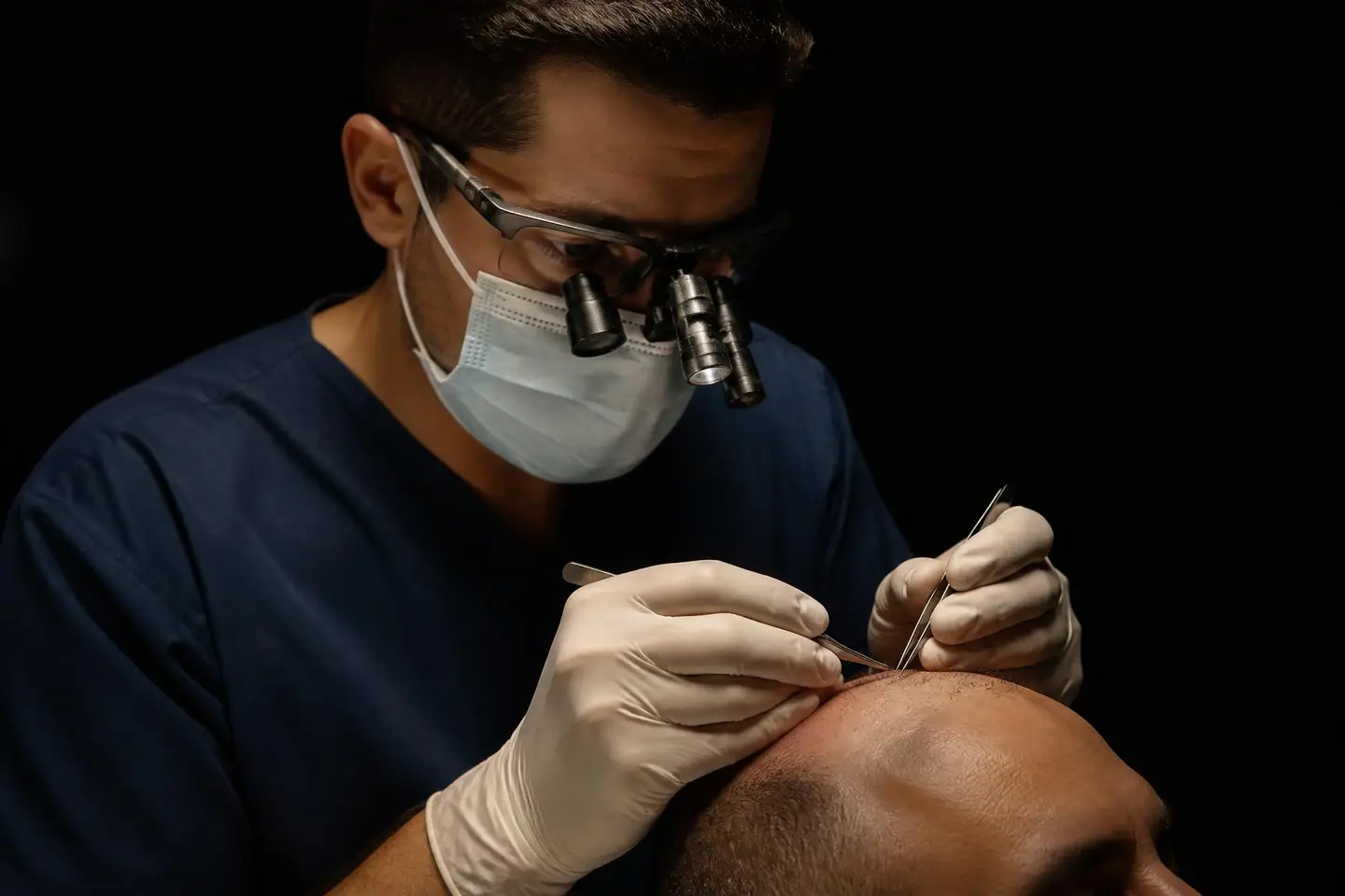 Prosedur hair transplant di Unigraft Bali